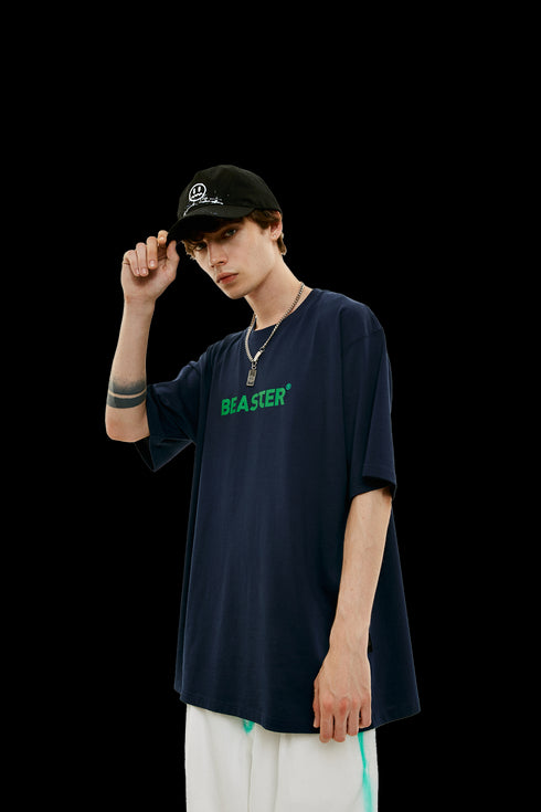 Trendy Letter Print T-shirt - PSYLOS 1, Trendy Letter Print T-shirt, T-Shirt, BEASTER, PSYLOS 1